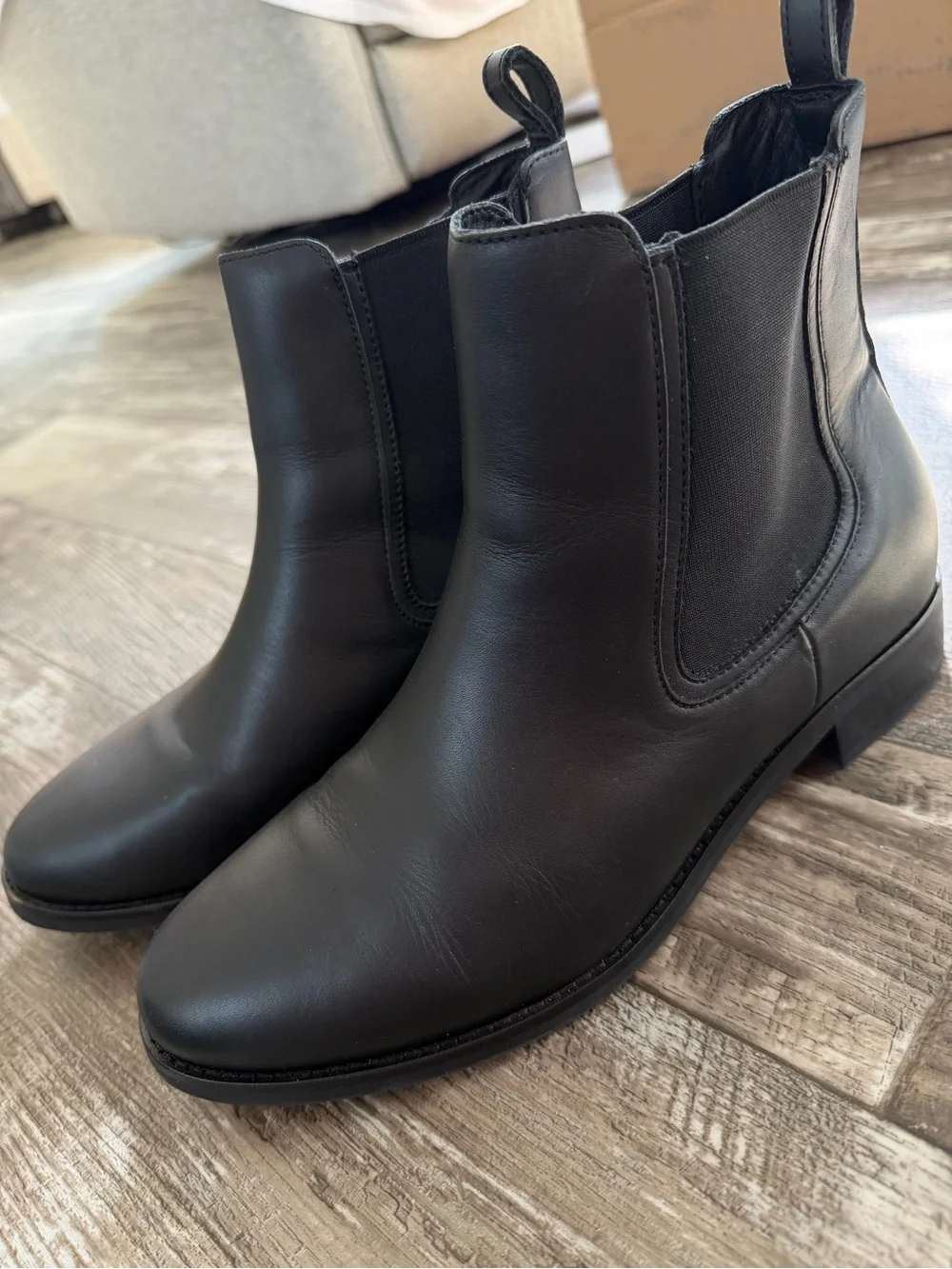 Thursday Black Duchess Boots (wide)